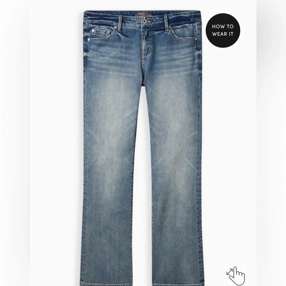 Perfect Slim Boot Classic Denim Mid-Rise Jean in “Laurel Canyon” 20Short - Picture 4 of 6